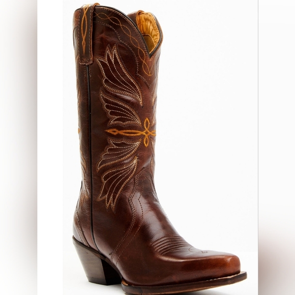 Myra Bag Shoes - MYRA BAG WOMEN'S DOMINGOCEREZA WESTERN BOOTS - SNIP TOE size 8